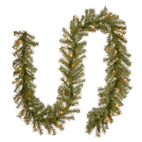 National Tree Company 9ft Pre-Lit Norwood Fir Artificial Christmas Garland