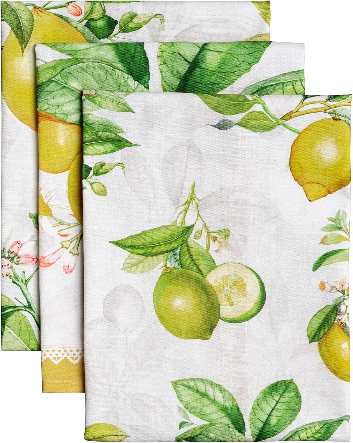 Maison d' Hermine Kitchen Towels Set of 3 Reusable 100% Cotton 27.50 x 20