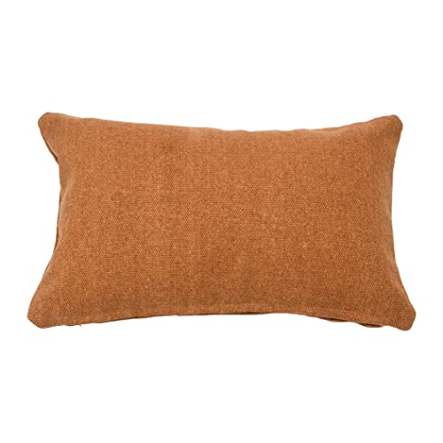 Creative Co-Op Woven Canvas Lumbar Pillow Cover 12 x 20
