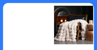 EverGrace Faux Rabbit Fur Bubble Throw Blanket 50x60 Ivory White