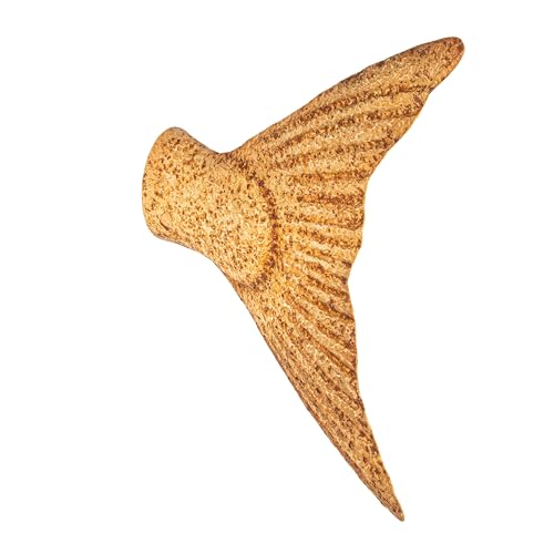 Creative Co-Op Distressed Metal Salmon Tail Accent Decor Gold