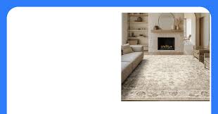 WondRg 8x10 Beige Neutral Area Rug